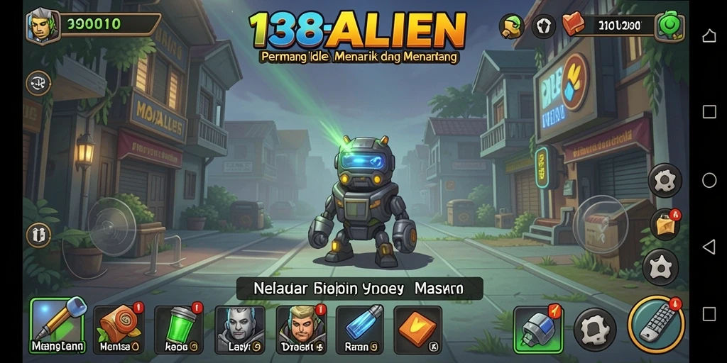 Tampilan gameplay Idle yang menarik dari 138ALIEN.