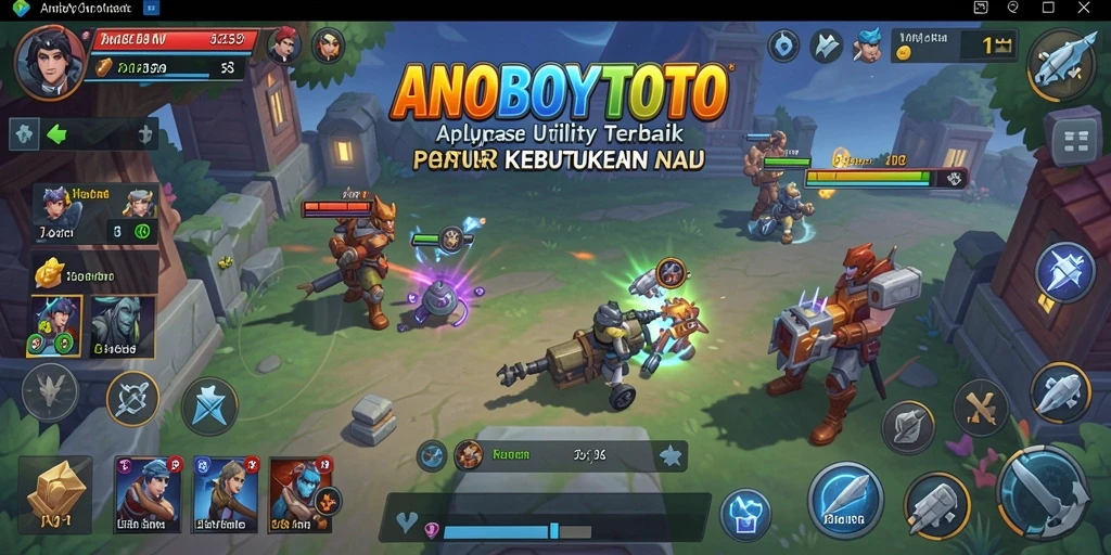 Tampilan antarmuka aplikasi ANOBOYTOTO yang sederhana dan fungsional.