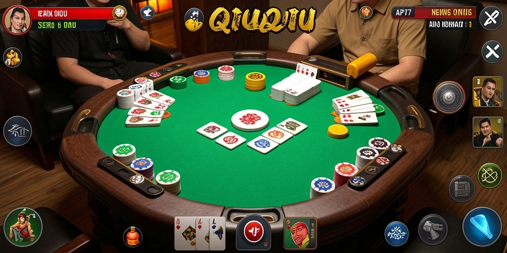 Screenshot API77 menampilkan gameplay QiuQiu yang seru.