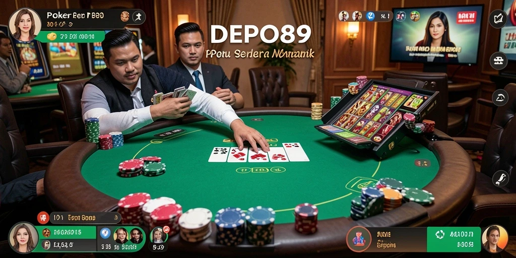 Tampilan gameplay menarik DEPO89 yang penuh strategi Poker.