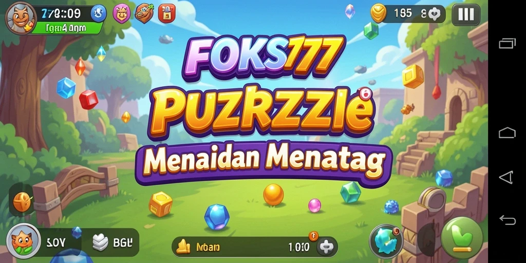Tampilan gameplay FOKUS777 yang menarik dengan tantangan Puzzle.
