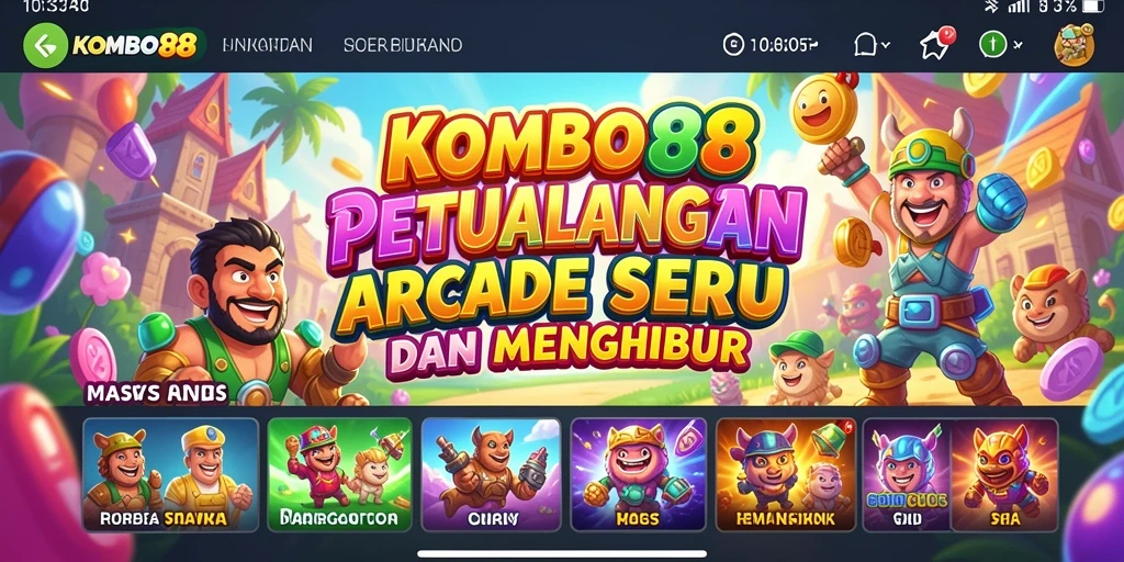Screenshot gameplay KOMBO88 dengan aksi seru dan tantangan menarik.