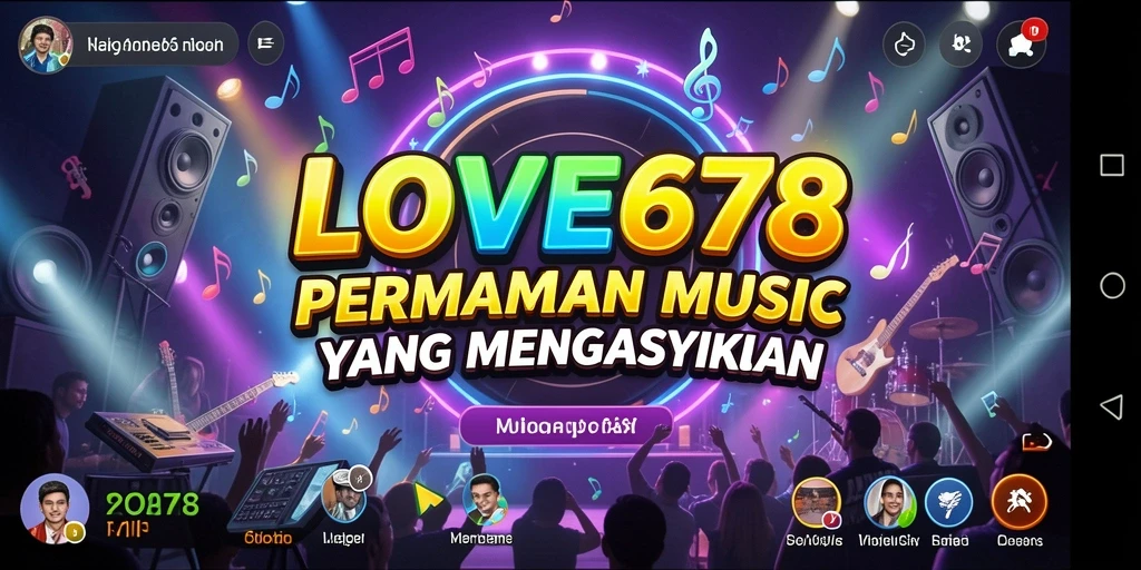 Gameplay menantang dan menyenangkan dari LOVE678 dengan berbagai genre musik.