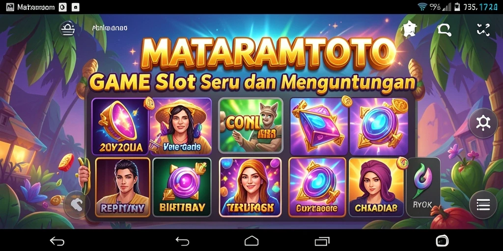 Tampilan seru gameplay Slot MATARAMTOTO dengan grafis menakjubkan.