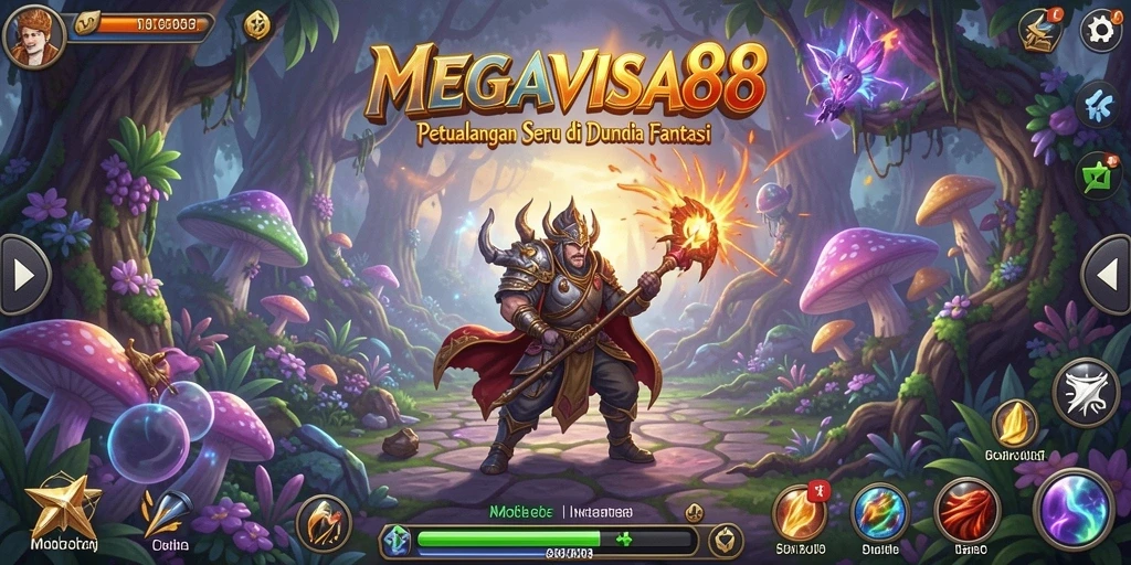 Tampilan gameplay petualangan yang seru di MEGAVISA88.