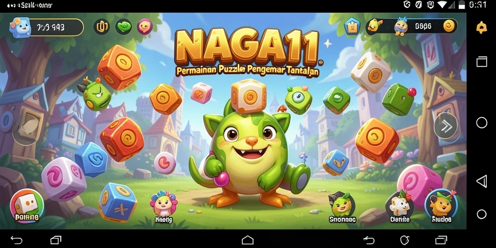 Tampilan gameplay seru dan menantang dari NAGA11.