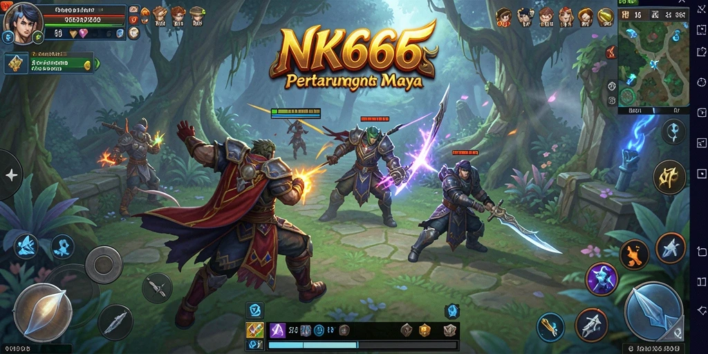 Tangkapan layar gameplay NK666 yang menampilkan strategi seru.