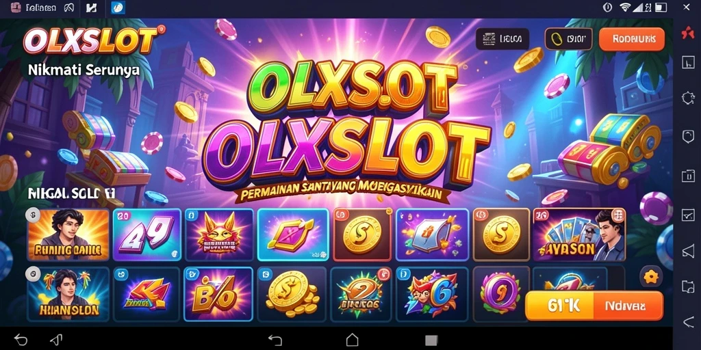 Screenshot OLXSLOT menunjukkan grafis menawan dan gameplay yang menghibur.