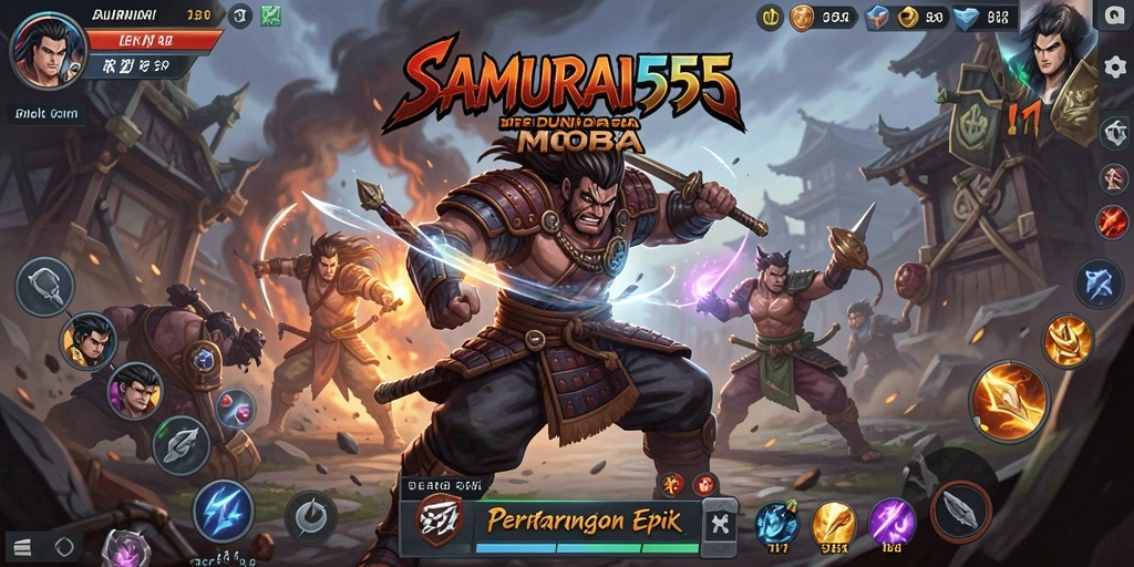 Tampilan menarik dari gameplay SAMURAI555 yang menghadirkan aksi seru.