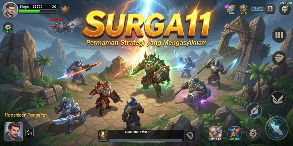 Screenshot SURGA11 menampilkan momen pertempuran strategis yang mendebarkan.