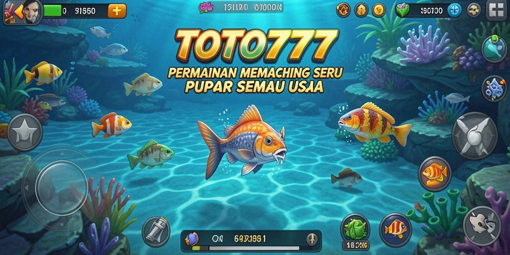 Gameplay TOTO777 yang seru dengan aksi memancing.