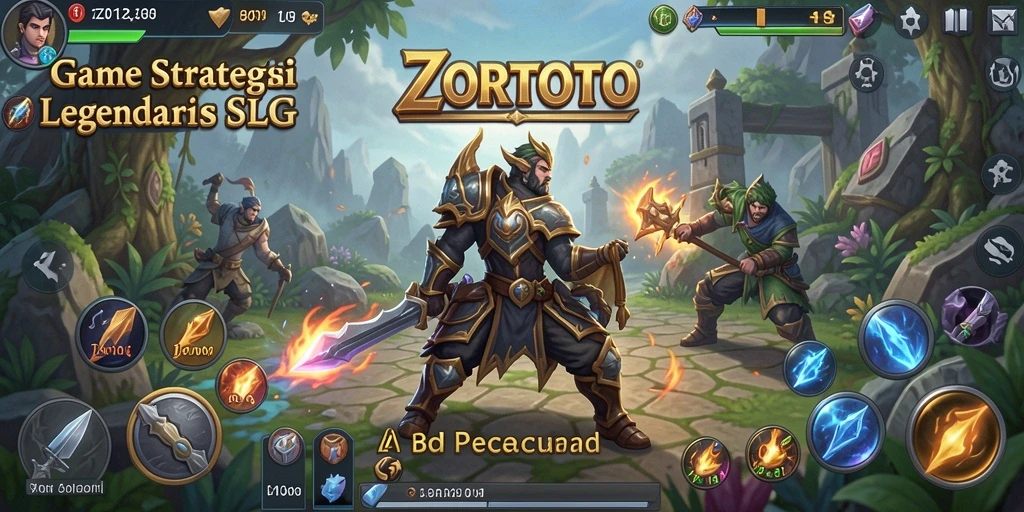 Tampilan gameplay ZORTOTO yang menegangkan dan strategis.